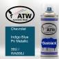 Preview: Chevrolet, Indigo Blue Pri Metallic, 39U / WA856J: 400ml Sprühdose, von ATW Autoteile West.